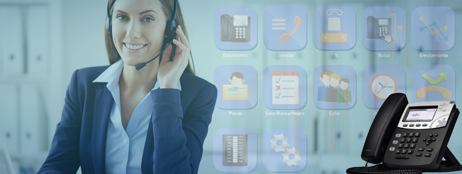 CENTRAL TELEFÓNICA  para negocios SIMPLE IPBX
